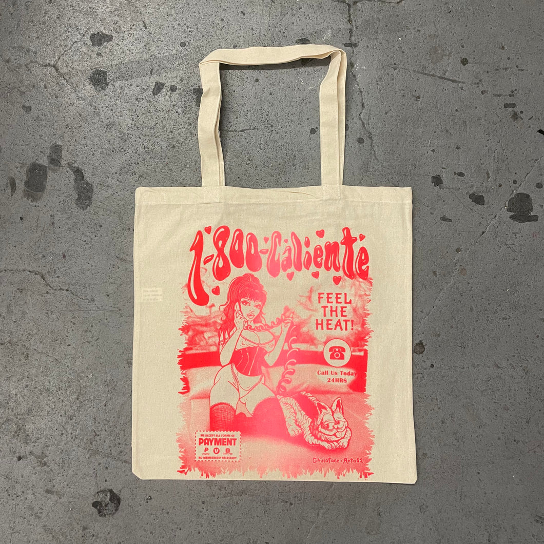 1-800-Caliente Tote bag