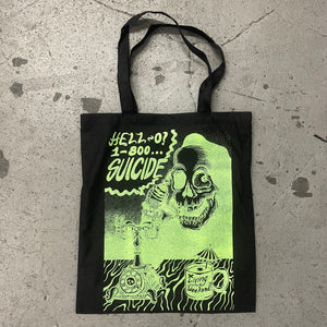 1-800-SUICIDE tote bag