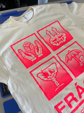 Load image into Gallery viewer, Frágil Cream tee
